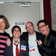 Charlie Jane Anders, Annalee Newitz, Graeme McMillian, Kevin Kelly, circa 2008. Photo from this essay.